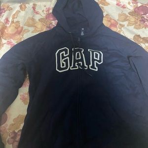 Gap navy blue sweatshirt hoodie Sz XL